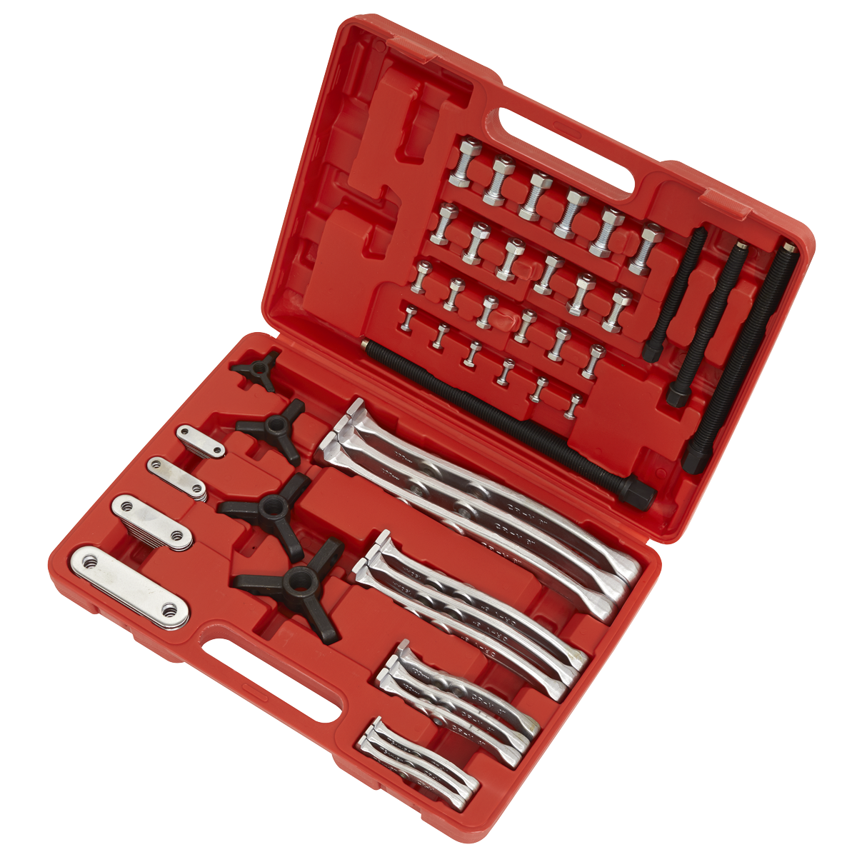 Sealey AK79 Gear Reversible Puller Set 4pc Triple Leg