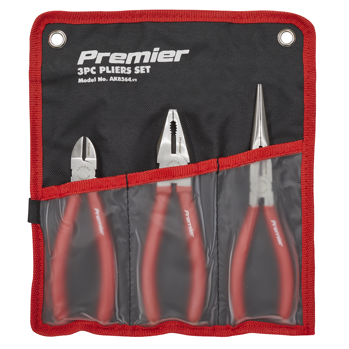 Sealey AK8564 Premier Pliers Set 3pc