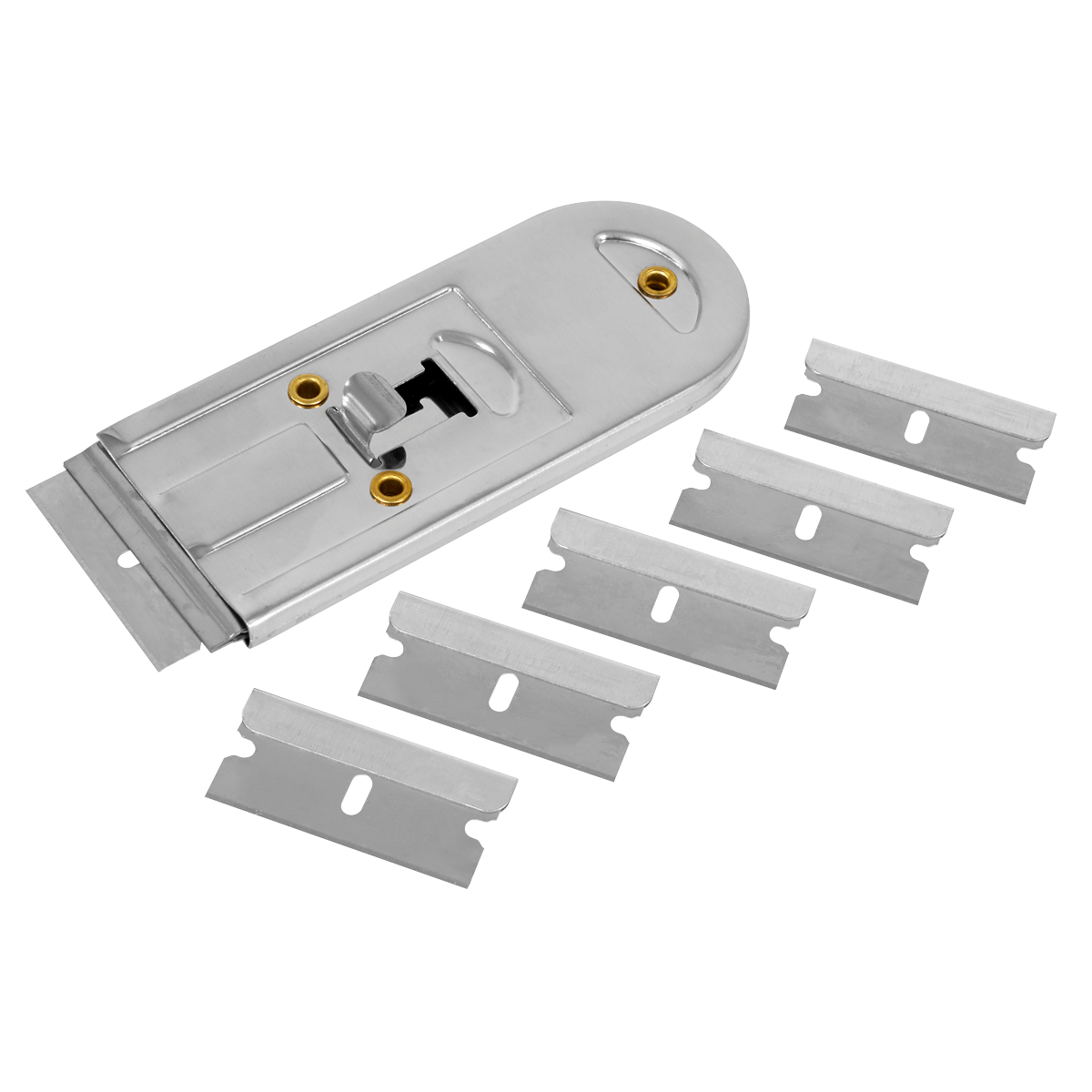 Sealey AK867 Retracting Razor Scraper with Blades