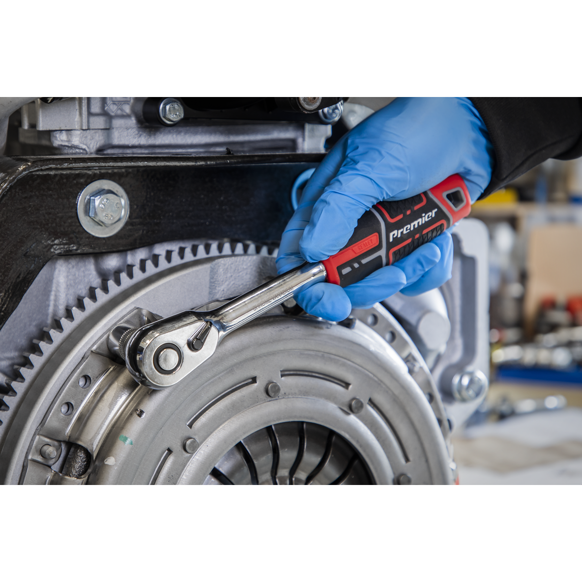 Sealey AK8935 Premier Ratchet Wrench with Flip Reverse 3/8"Sq Drive