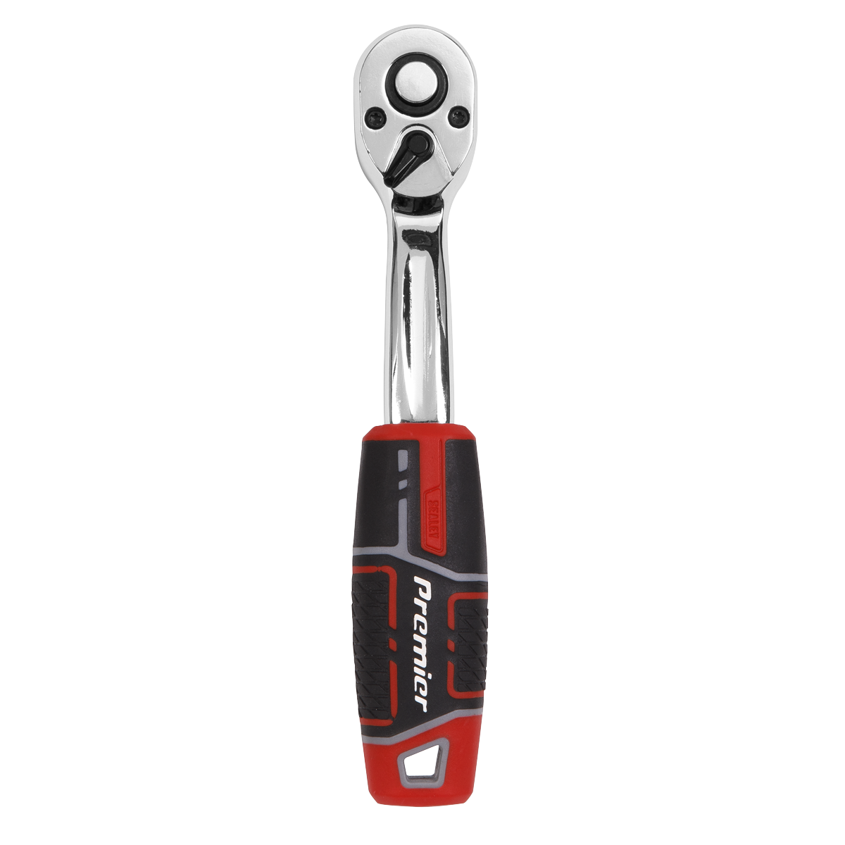 Sealey AK8938 Premier Pear-Head Offset Ratchet Wrench with Flip Reverse 3/8"Sq Drive