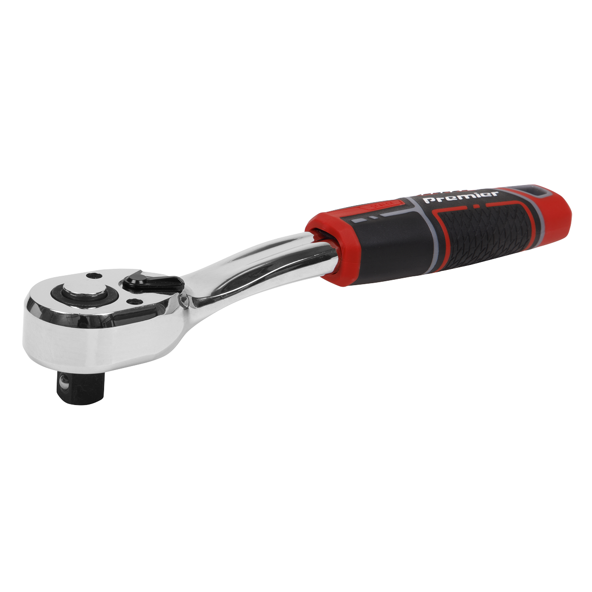 Sealey AK8939 Premier Pear-Head Offset Ratchet Wrench with Flip Reverse 1/2"Sq Drive