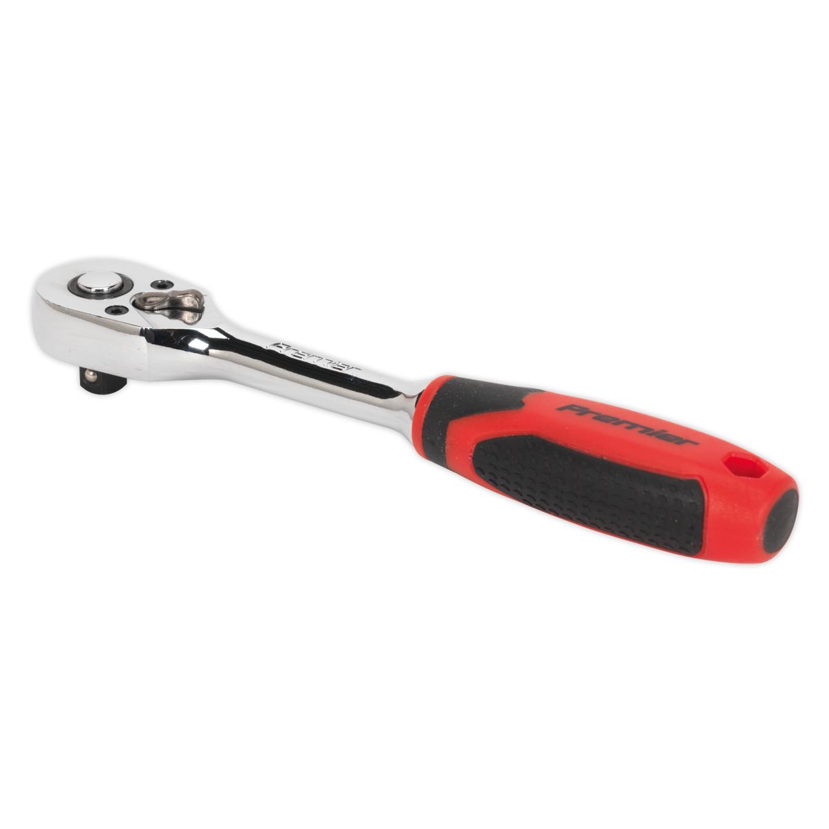 Sealey AK8946 Ratchet Wrench 1/4"Sq Drive Pear-Head Flip Reverse