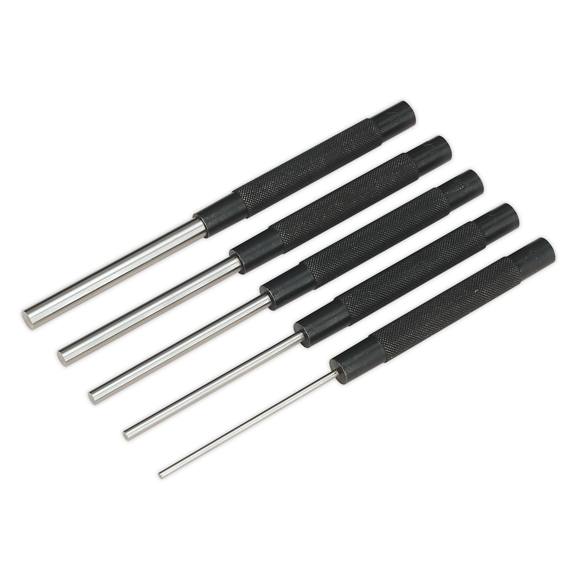Sealey AK9124 Parallel Pin Punch Set 5pc Long Pattern
