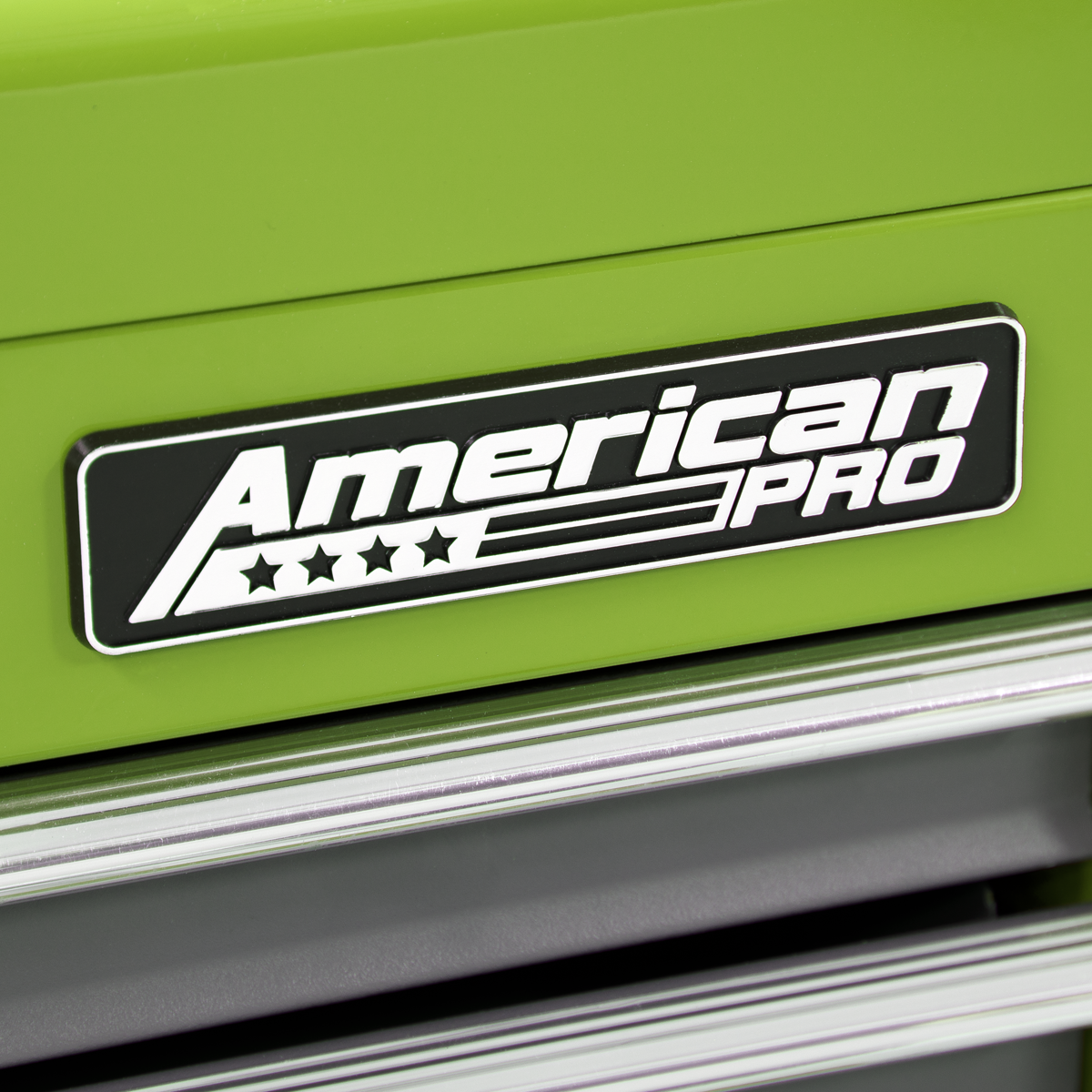 Sealey AP2200BBHVSTACK Topchest, Mid-Box & Rollcab 9 Drawer Stack - Hi-Vis Green