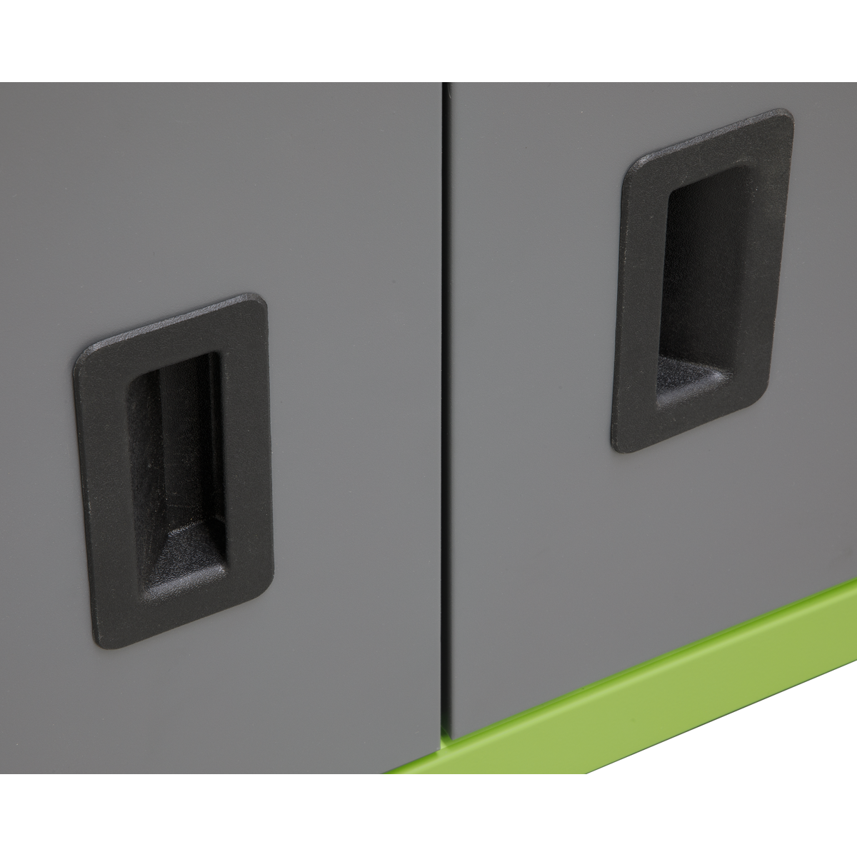 Sealey AP2200BBHVSTACK Topchest, Mid-Box & Rollcab 9 Drawer Stack - Hi-Vis Green