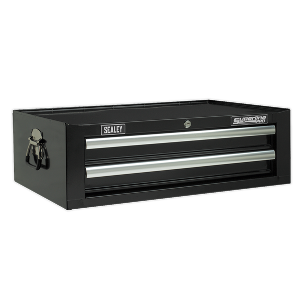 Sealey TBTPCOMBO2 Tool Chest Combination 14 Drawer with Ball-Bearing Slides - Black & 446pc Tool Kit