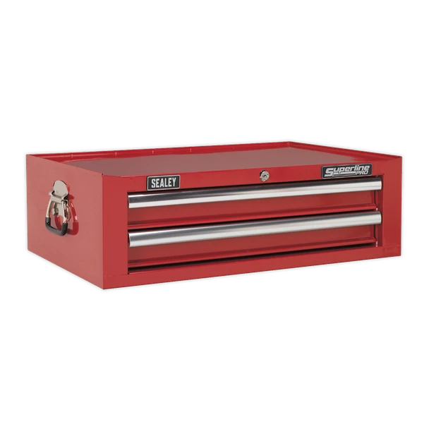 Sealey TBTPCOMBO1 Tool Chest Combination 14 Drawer with Ball Bearing Slides - Red & 446pc Tool Kit