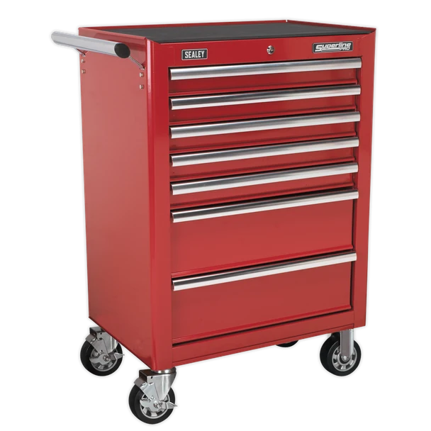 Sealey TBTPCOMBO1 Tool Chest Combination 14 Drawer with Ball Bearing Slides - Red & 446pc Tool Kit