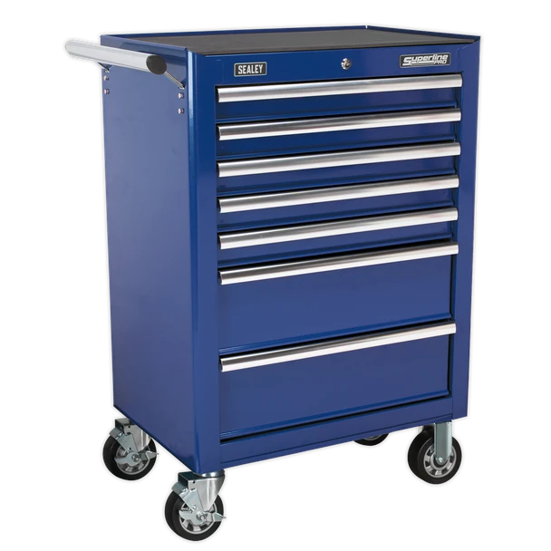Sealey TBTPCOMBO5 Tool Chest Combination 14 Drawer with Ball-Bearing Slides - Blue & 446pc Tool Kit