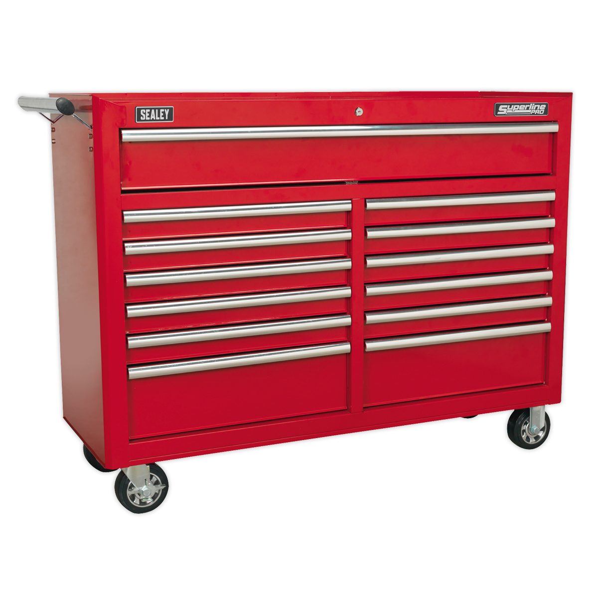 Sealey AP5213T Rollcab 13 Drawer with Ball Bearing Slides - Red