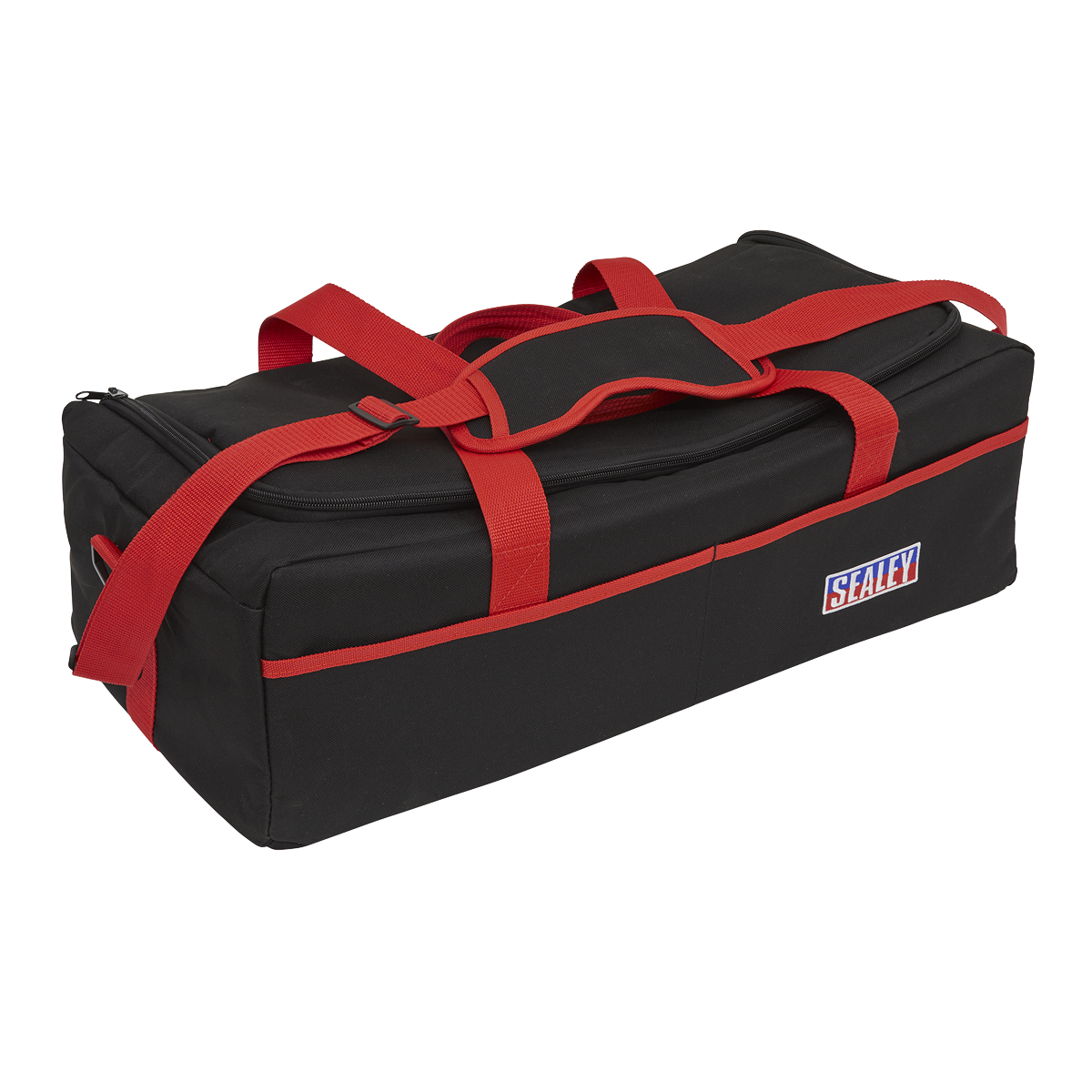 Sealey 1020LEBAGCOMBO Trolley Jack 2tonne Low Entry Short Chassis & Accessories Bag Combo - Red