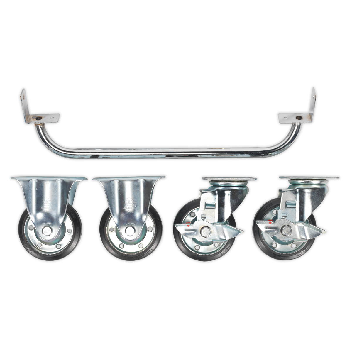 Sealey API565KIT Industrial Handle & Wheel Kit for 565mm Cabinets
