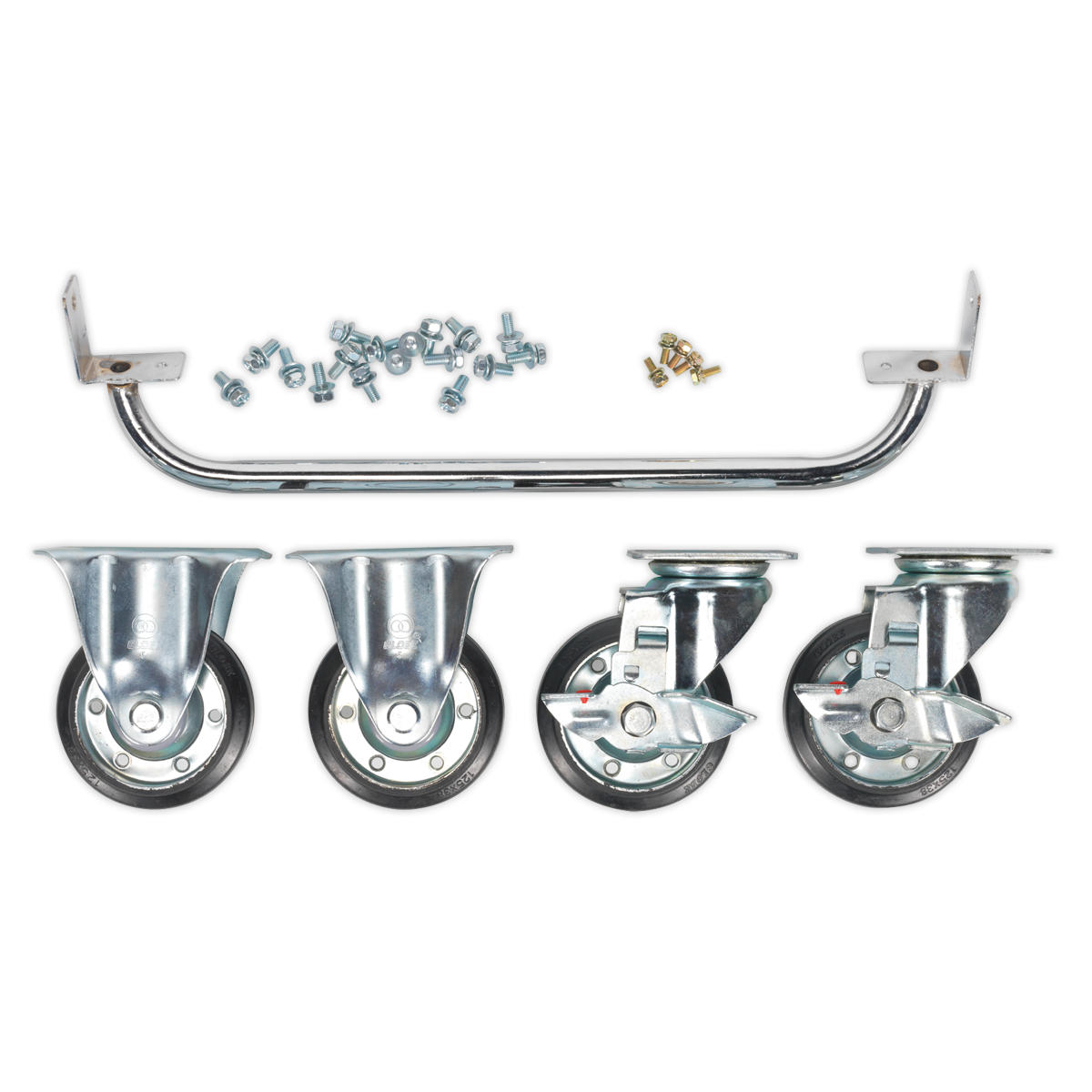 Sealey API565KIT Industrial Handle & Wheel Kit for 565mm Cabinets