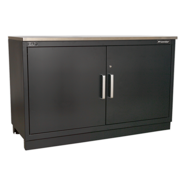 Sealey APMSOAK Premier 5.6m Storage System - Oak Worktop