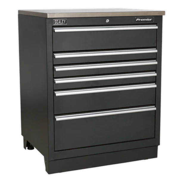 Sealey APMSOAK Premier 5.6m Storage System - Oak Worktop