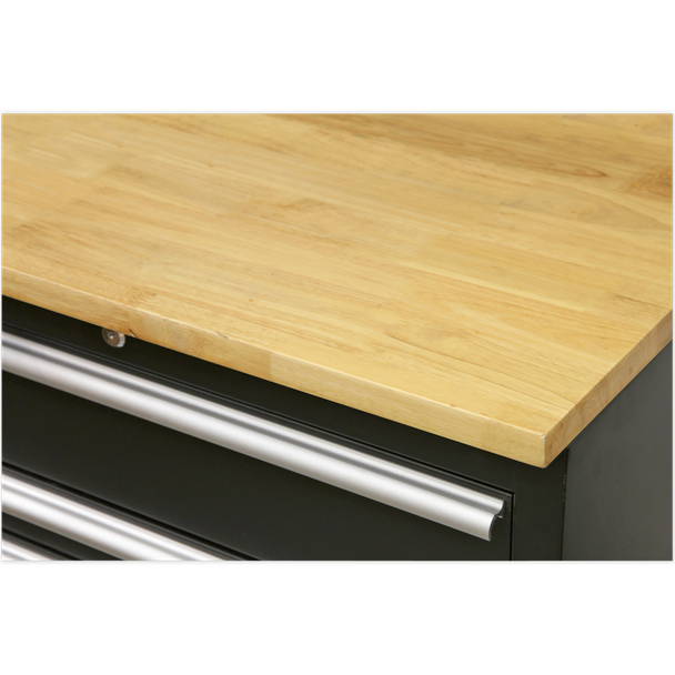 Sealey APMSOAK Premier 5.6m Storage System - Oak Worktop