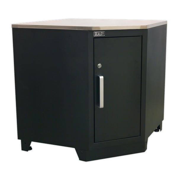 Sealey APMSCOMBO6SS Premier 1.7m Corner Storage System - Stainless Worktop