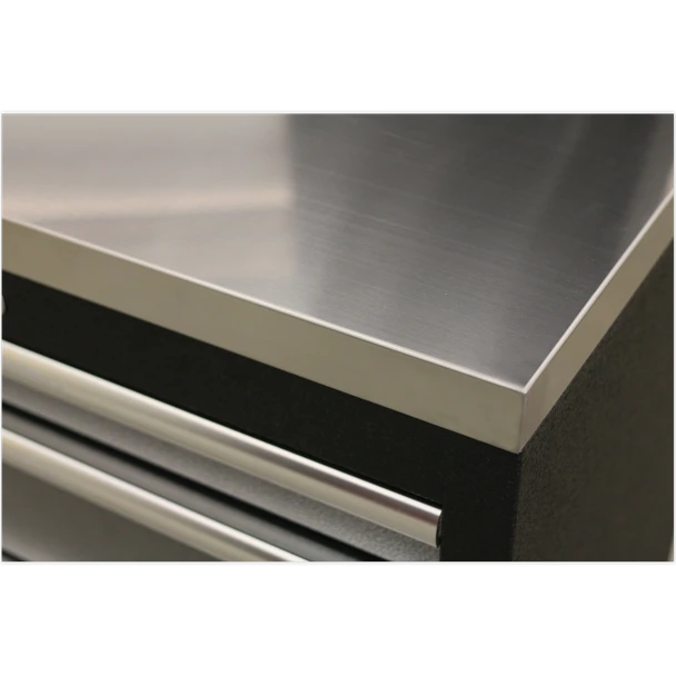 Sealey APMSSTACK02SS Superline Pro 2.0m Storage System - Stainless Worktop