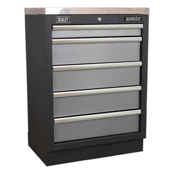 Sealey APMSSTACK02SS Superline Pro 2.0m Storage System - Stainless Worktop