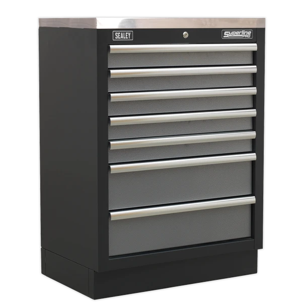 Sealey APMSSTACK08W Superline Pro 1.6m Corner Storage System - Wood Worktop