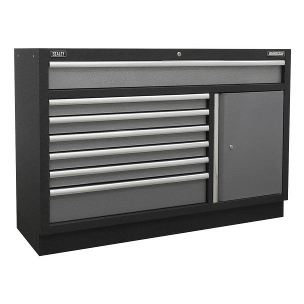 Sealey APMSSTACK15W Superline PRO® 4.9m Storage System - Pressed Wood Worktop