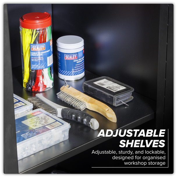 Sealey APMSOAK Premier 5.6m Storage System - Oak Worktop