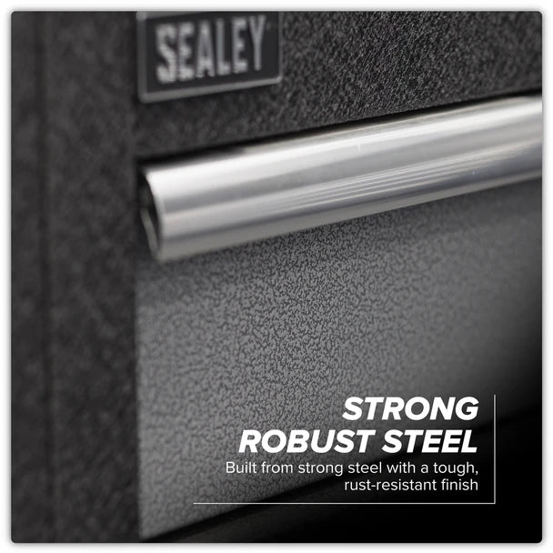 Sealey APMSSTACK09W Superline Pro 1.96m Storage System - Pressed Wood Worktop