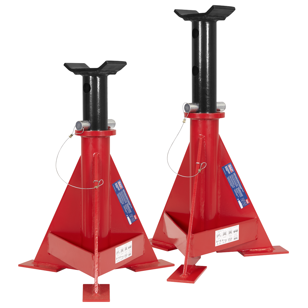 Sealey AS15000 Axle Stands (Pair) 15tonne Capacity per Stand