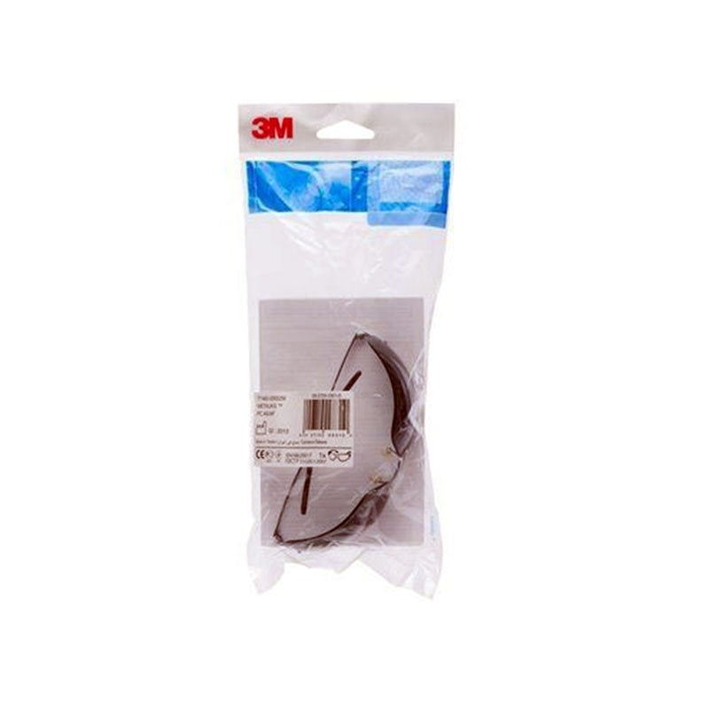 3M Metaliks Metal Frame Safety Spectacles, Anti-Scratch / Anti-Fog, Grey Lens, 71460-00002M