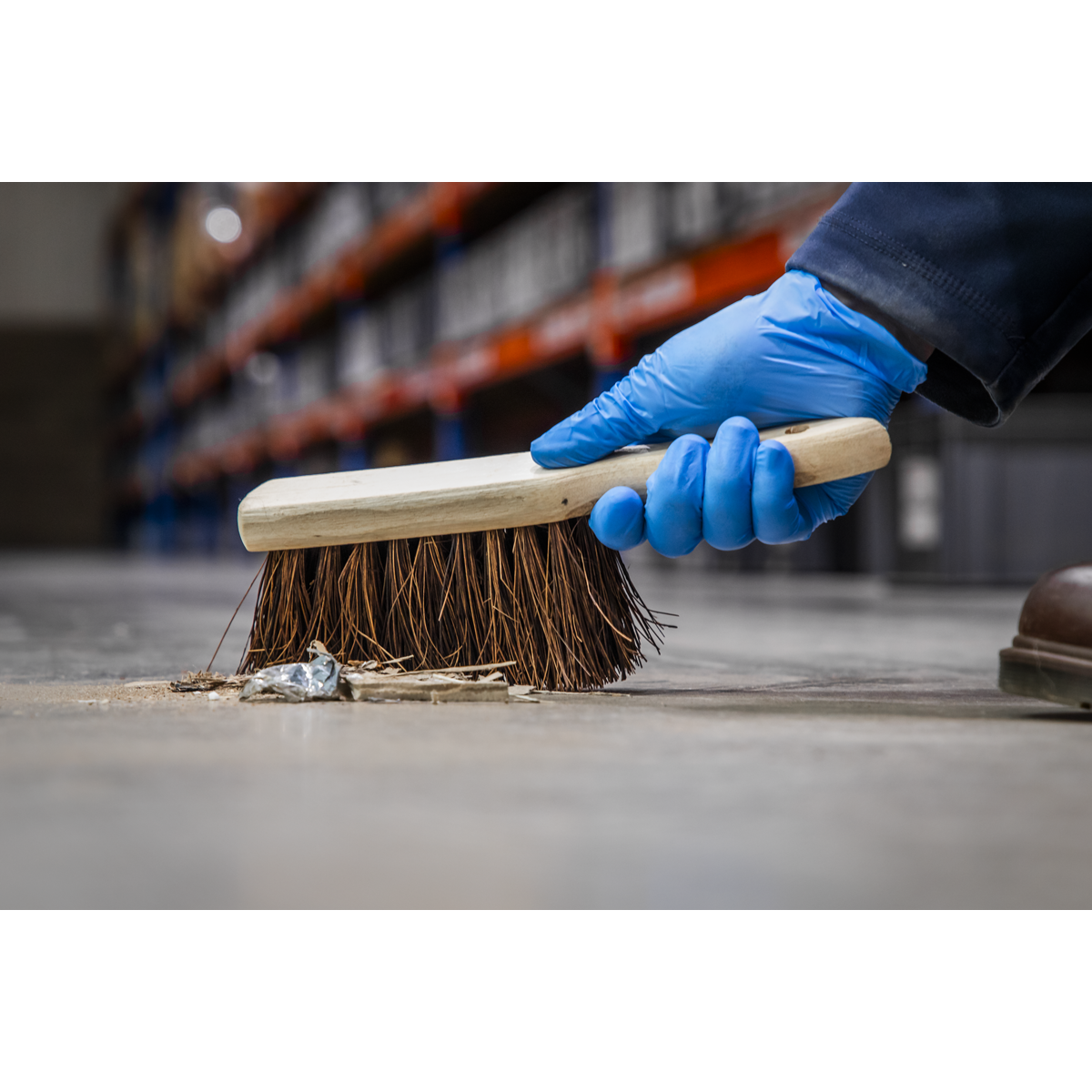 Sealey BM25H Hard Bristle Hand Brush 11"(280mm)