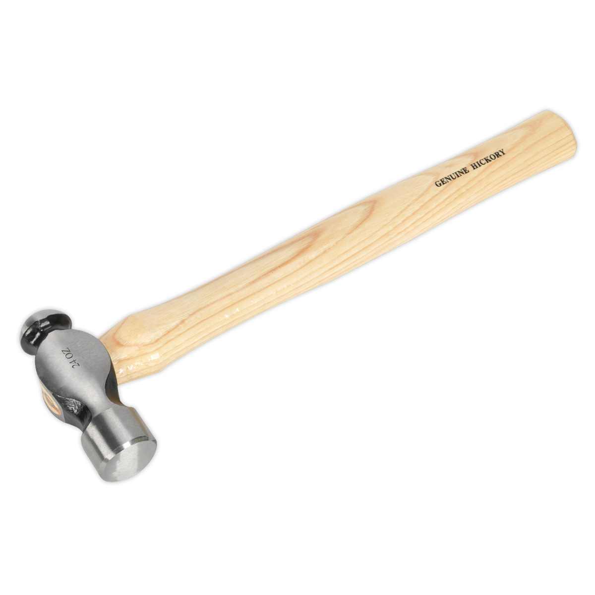 Sealey BPH24 Ball Pein Hammer 1.5lb Hickory Shaft