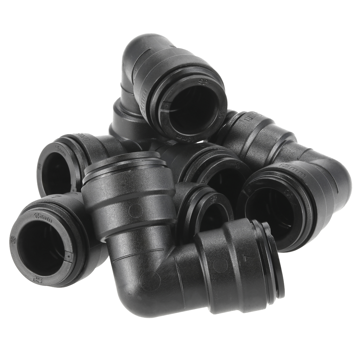 Sealey CAS15EE Equal Elbow 15mm Pack of 5 (John Guest Speedfit® - PM0315E)