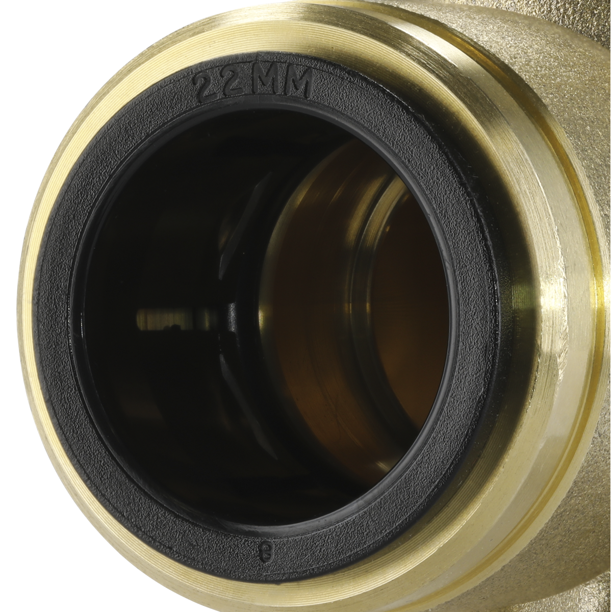 Sealey CAS22BWE Wingback Elbow 22mm x 3/4"BSP Brass (John Guest Speedfit® - PM22WB)