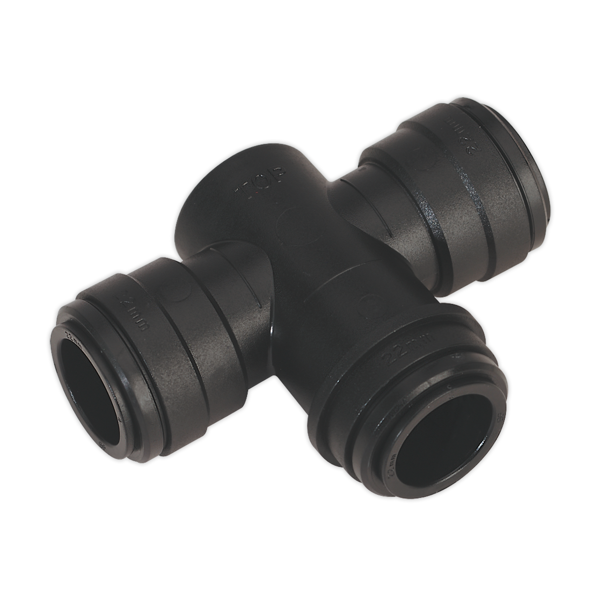 Sealey CAS22WTT Equal Water Trap Tee 22mm (John Guest Speedfit® - PMTT22E)