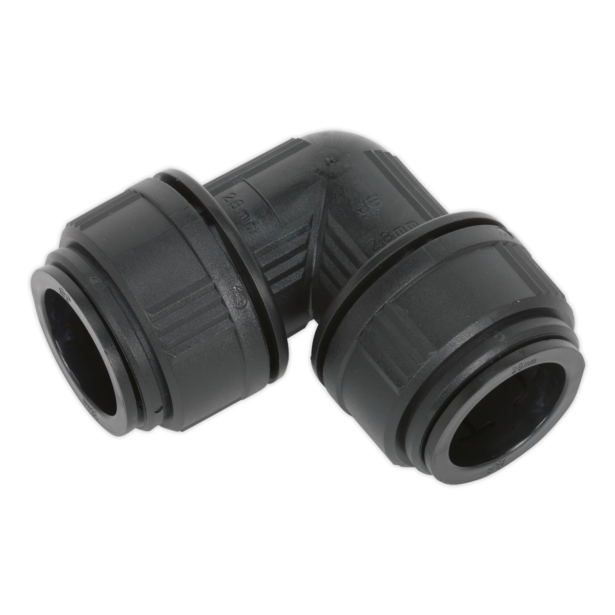 Sealey CAS28EE Equal Elbow 28mm Pack of 5 (John Guest Speedfit® - PM0328E)