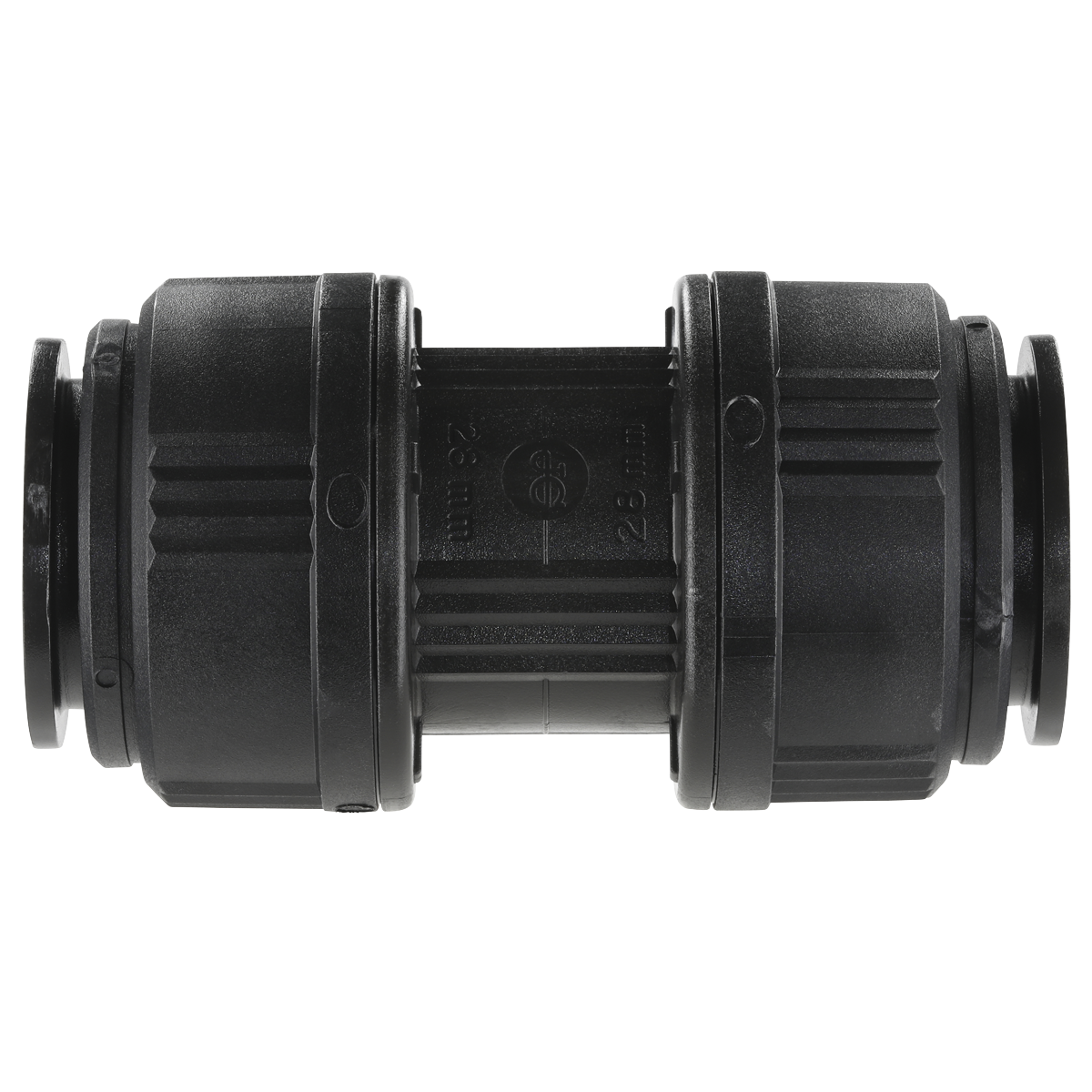 Sealey CAS28SC Straight Connector 28mm Pack of 5 (John Guest Speedfit® - PM0428E)