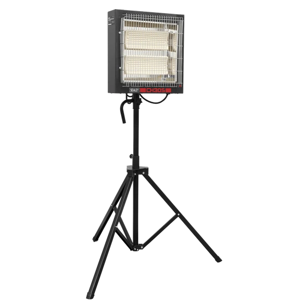 Sealey CH30S Ceramic Heater with Tripod Stand 1.4/2.8kW, 230V