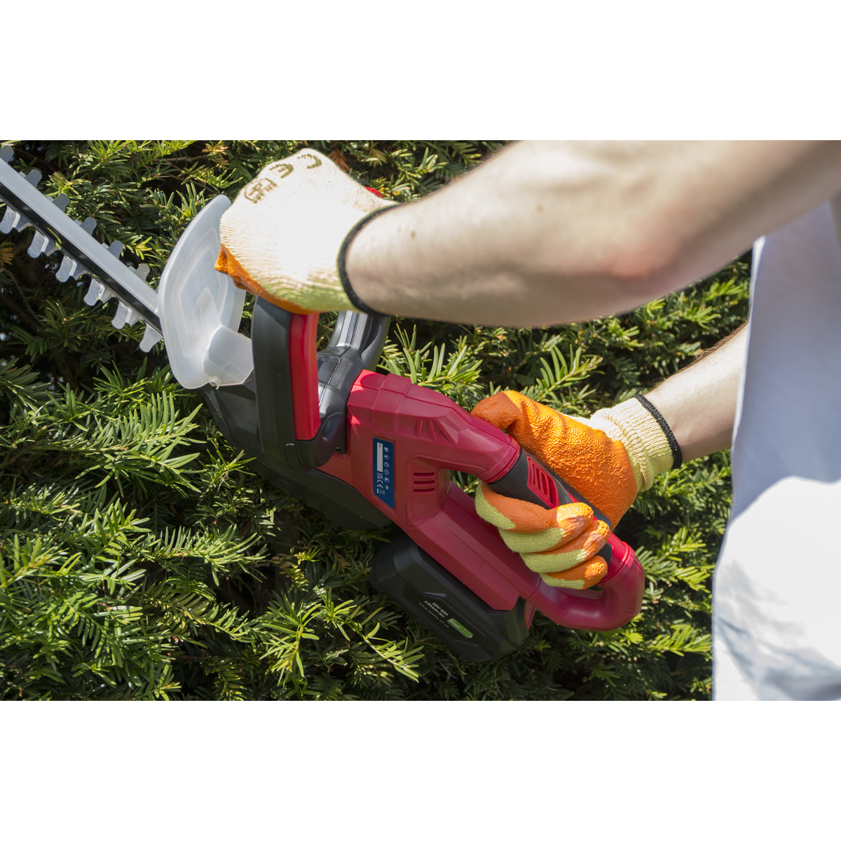 Sealey CHT20VCOMBO4 SV20 Series Cordless Hedge Trimmer 20V 4Ah with Battery & Charger