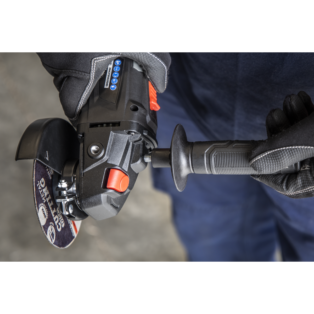 Sealey CP20VAGXKIT1 Brushless Angle Grinder Kit 115mm 20V 4Ah