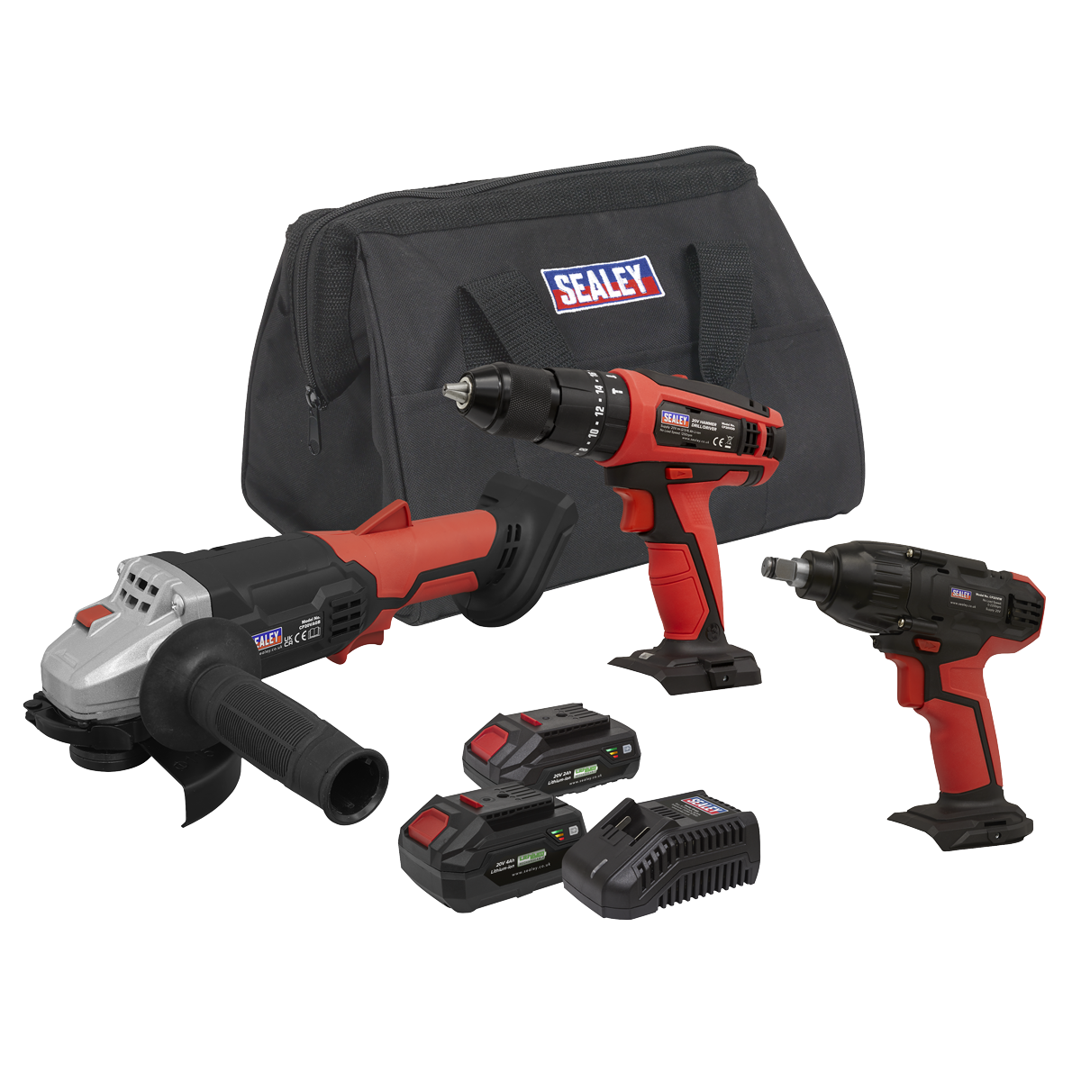 Sealey CP20VCOMBO1 SV20 Series - 3 Tool Cordless Combo Kit