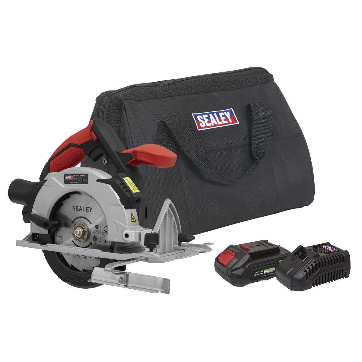 Sealey CP20VCSKIT1 Circular Saw Kit 20V 150mm 2Ah
