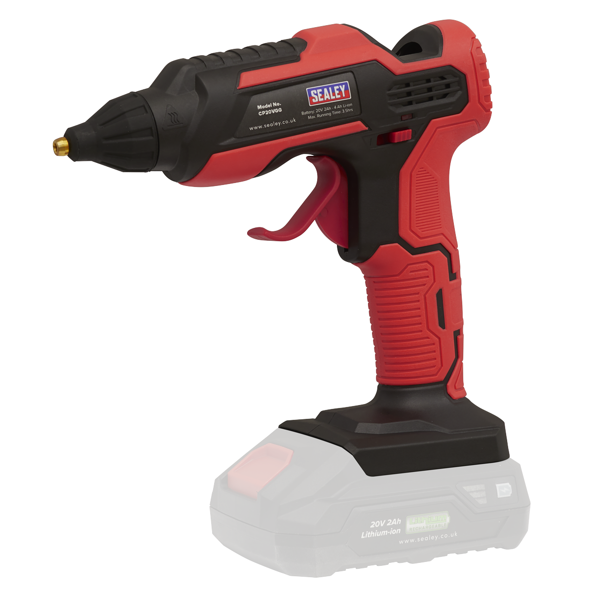 Sealey CP20VGGKIT1 Cordless Glue Gun Kit 20V 2Ah