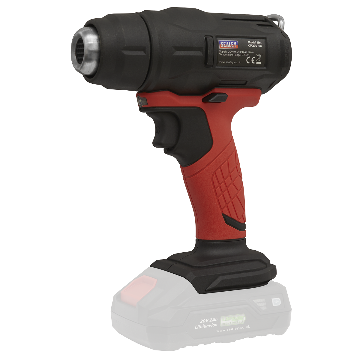 Sealey CP20VHGKIT2 Cordless Hot Air Gun Kit 20V - 2 Batteries