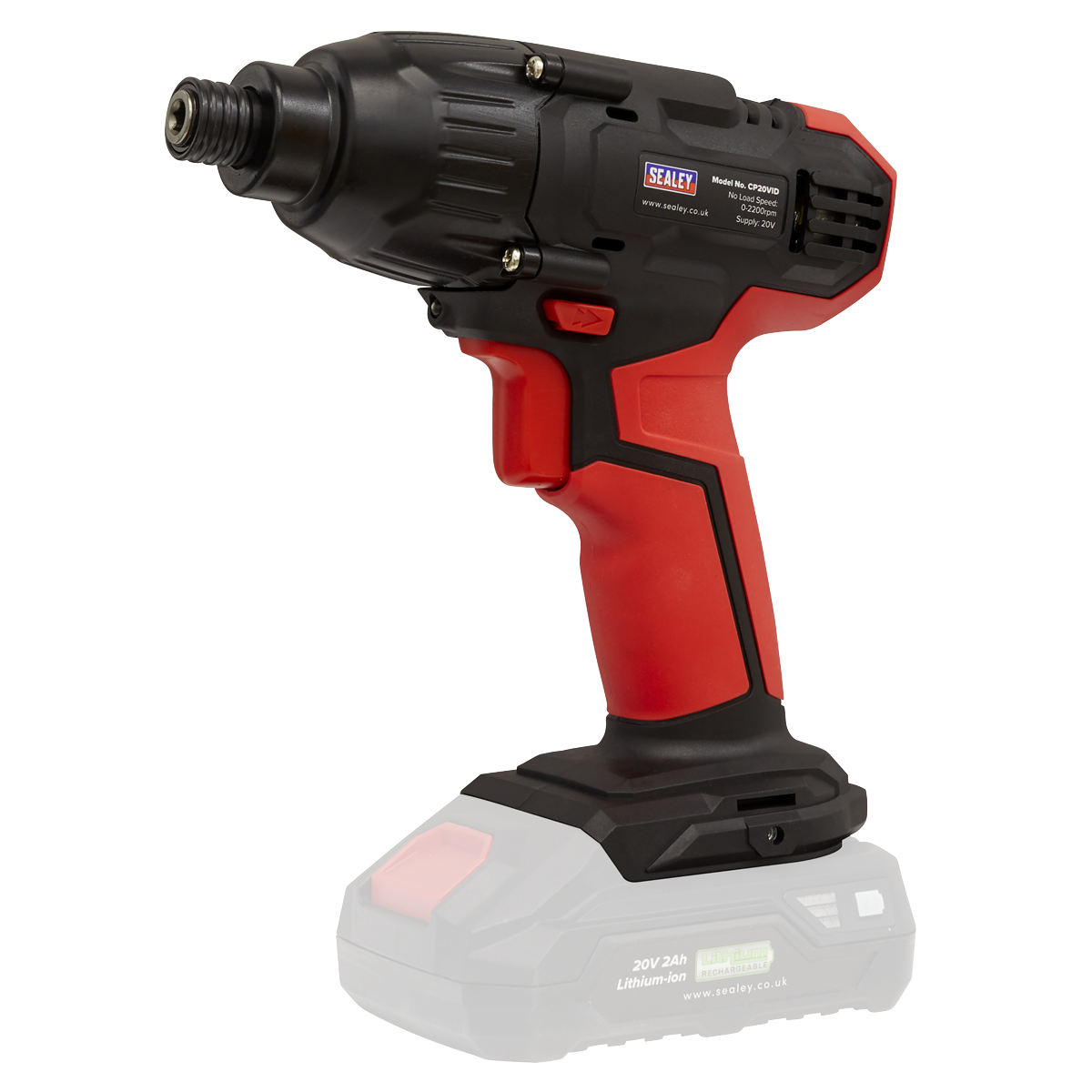 Sealey CP20VIDKIT1 Impact Driver Kit 1/4" Hex Drive 20V 2Ah