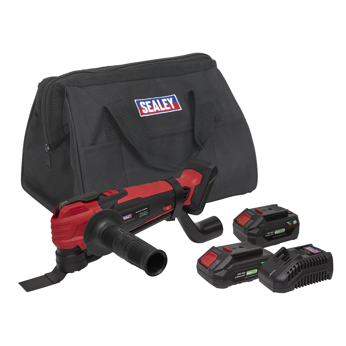 Sealey CP20VMTKIT Cordless Oscillating Multi-Tool Kit 20V - 2 Batteries