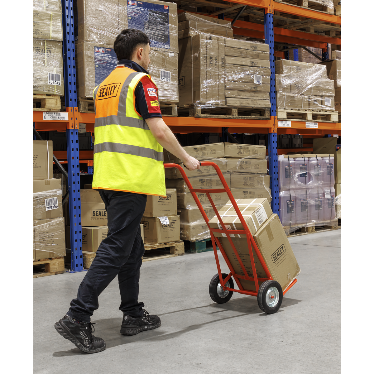 Sealey CST983 Sack Truck with Solid Tyres 150kg Capacity
