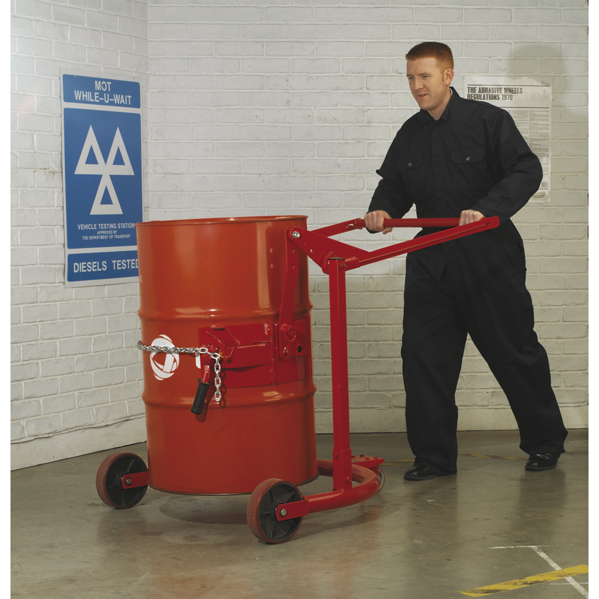 Sealey DH02 Mobile Drum Handler 205L