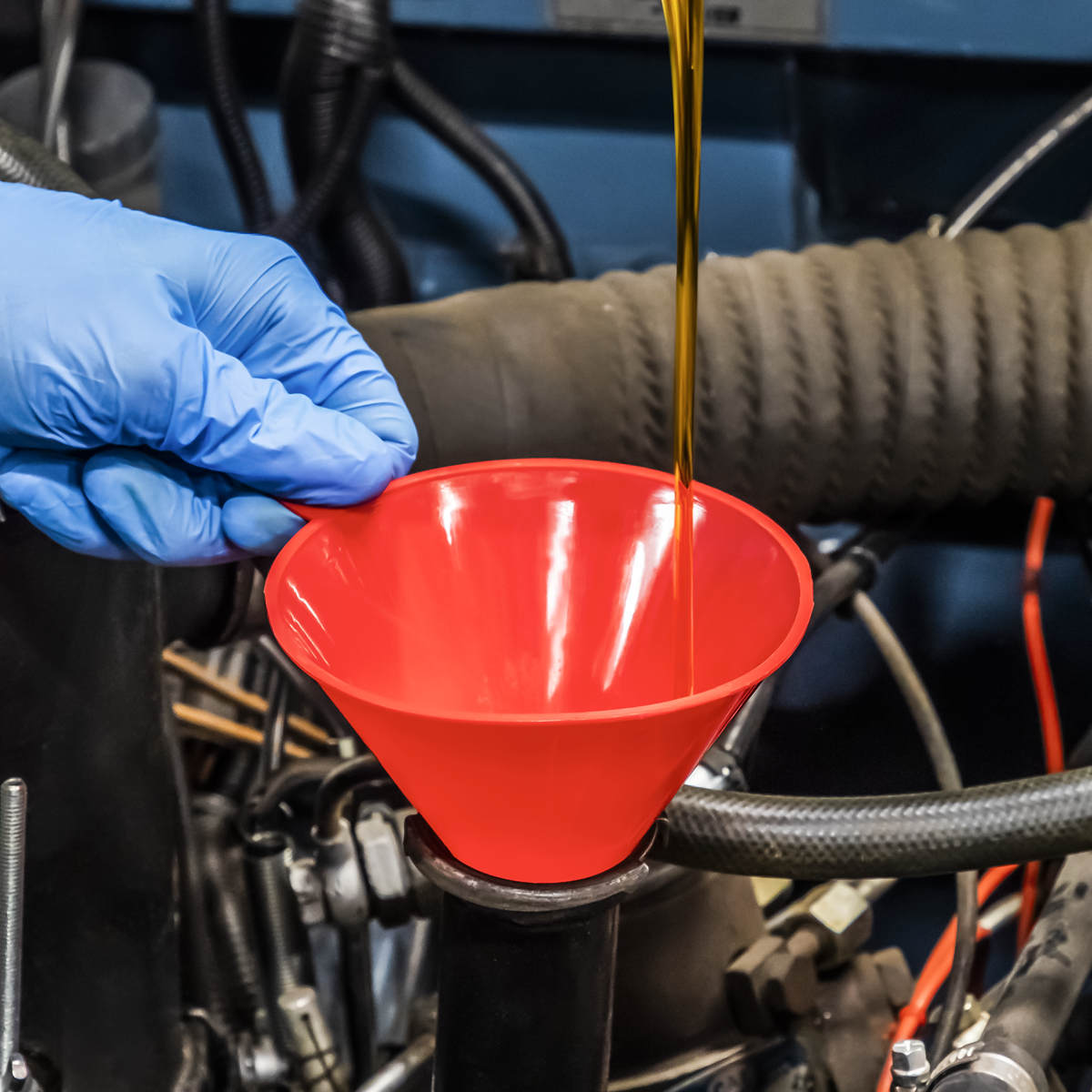 Sealey F1E Funnel Small Economy 115mm Fixed Spout