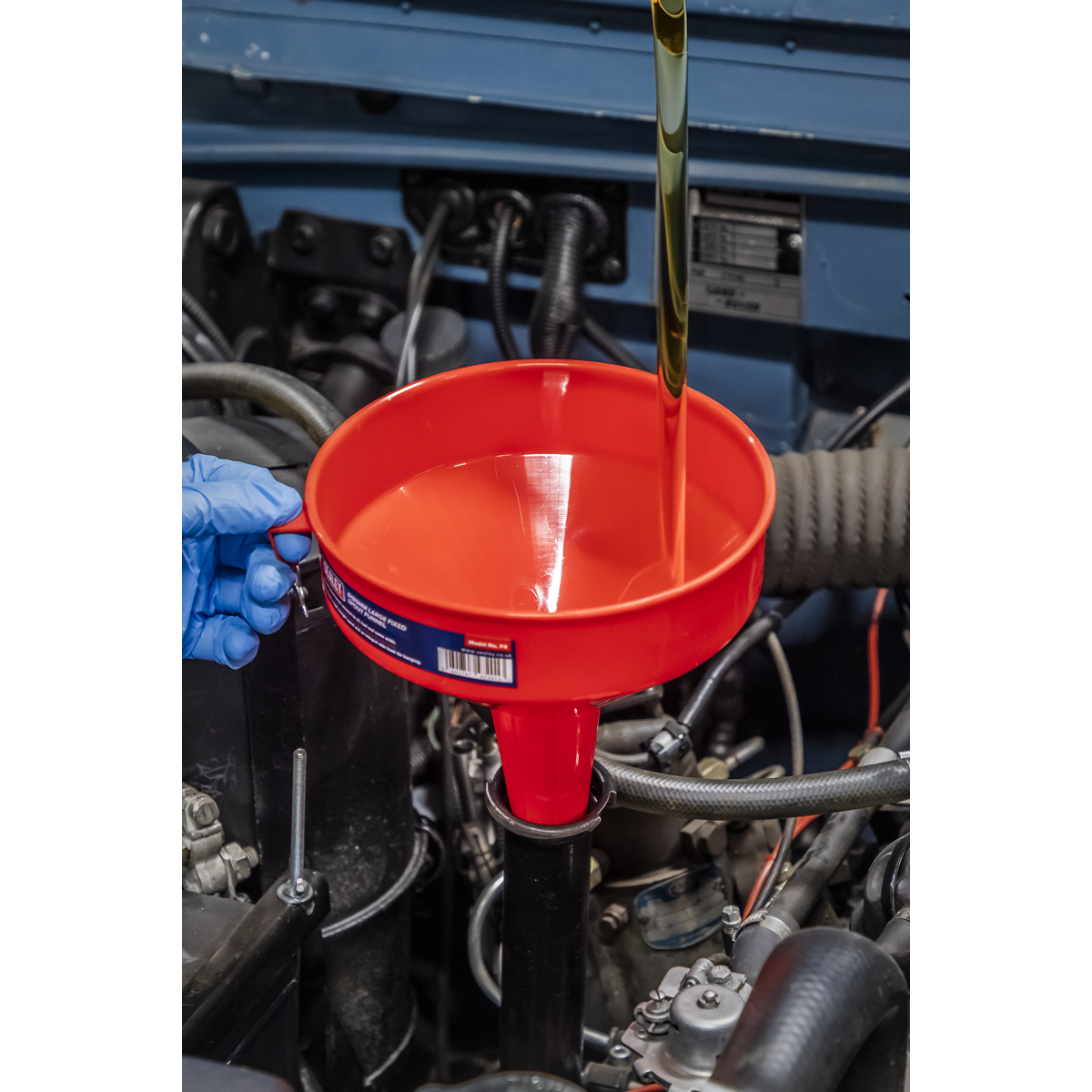 Sealey F4 Funnel Medium 185mm Fixed Spout
